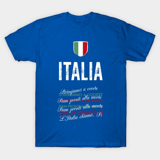 Il Canto degli Italiani (Italian national anthem) T-Shirt by stariconsrugby